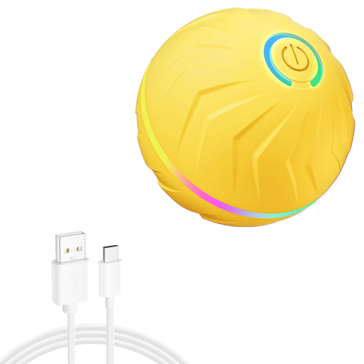 Smart Interactive Rolling Jumping Light Dog Toy Ball