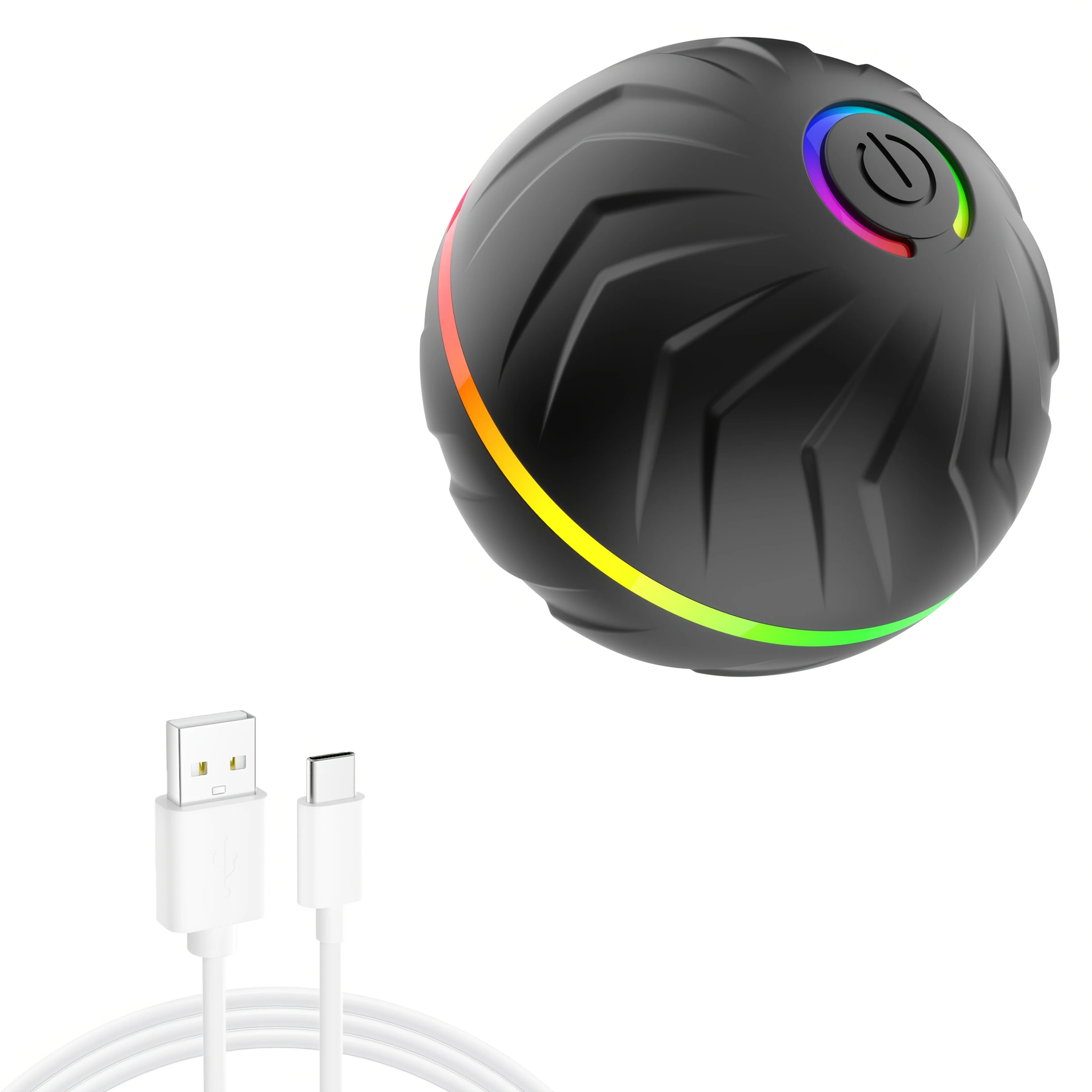 Smart Interactive Rolling Jumping Light Dog Toy Ball