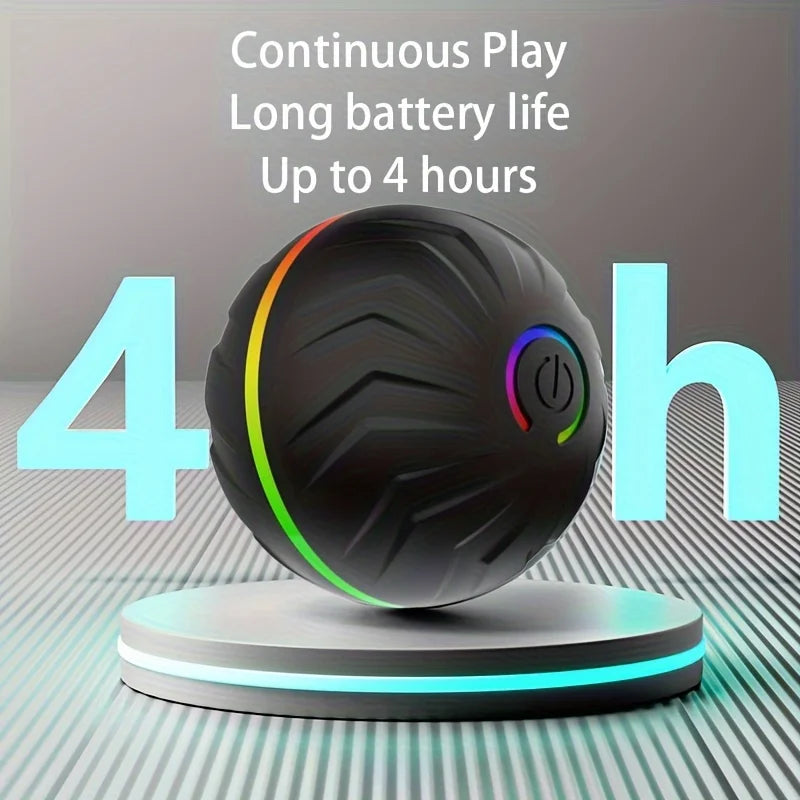 Smart Interactive Rolling Jumping Light Dog Toy Ball