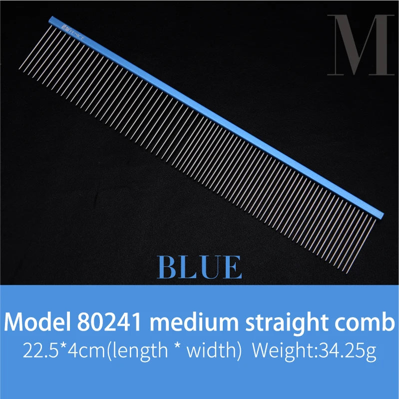 Fenice Stainless Steel Pet Comb for Dogs Cats Grooming