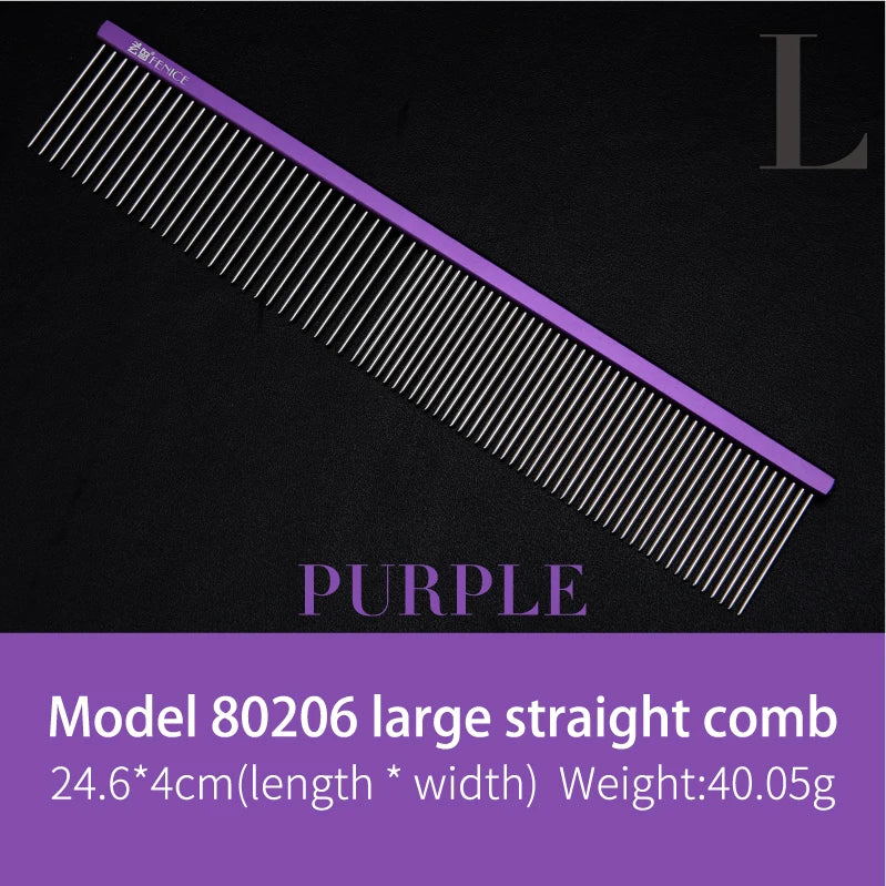 Fenice Stainless Steel Pet Comb for Dogs Cats Grooming