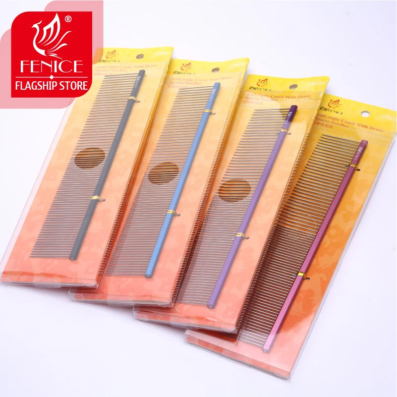 Fenice Stainless Steel Pet Comb for Dogs Cats Grooming
