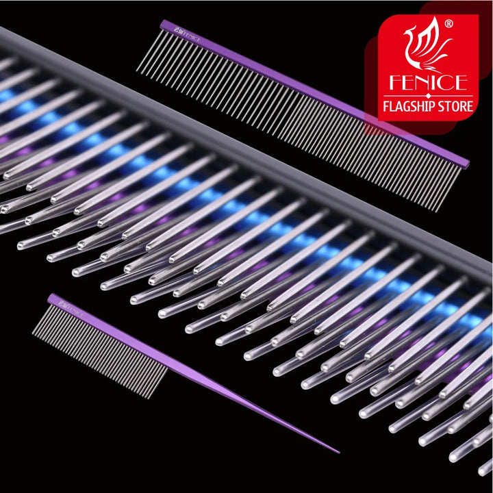 Fenice Stainless Steel Pet Comb for Dogs Cats Grooming