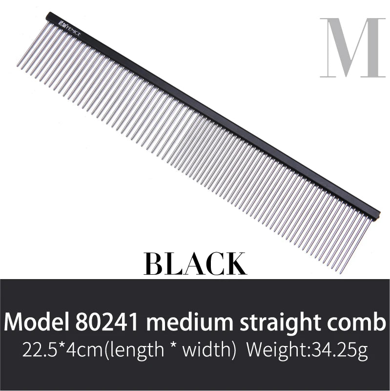 Fenice Stainless Steel Pet Comb for Dogs Cats Grooming