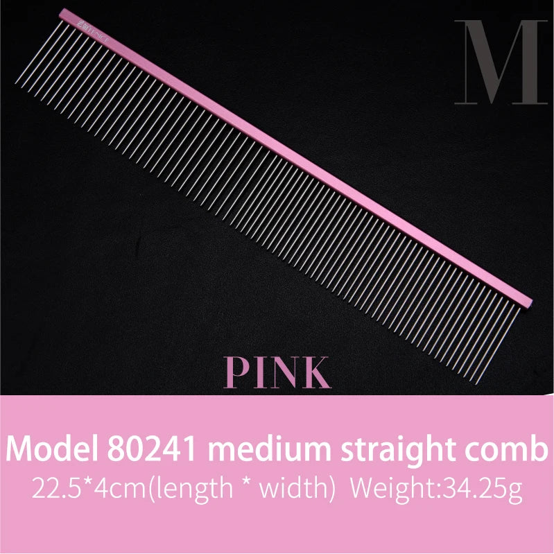 Fenice Stainless Steel Pet Comb for Dogs Cats Grooming