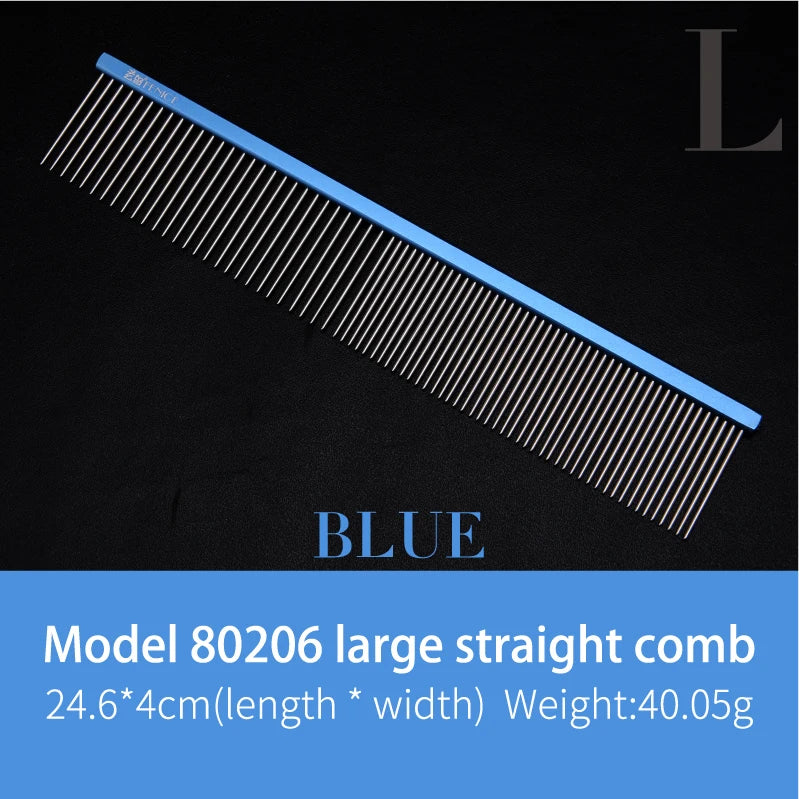 Fenice Stainless Steel Pet Comb for Dogs Cats Grooming