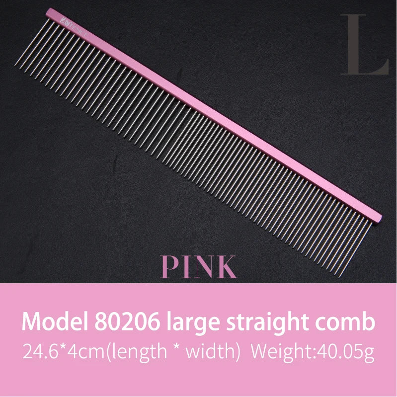 Fenice Stainless Steel Pet Comb for Dogs Cats Grooming