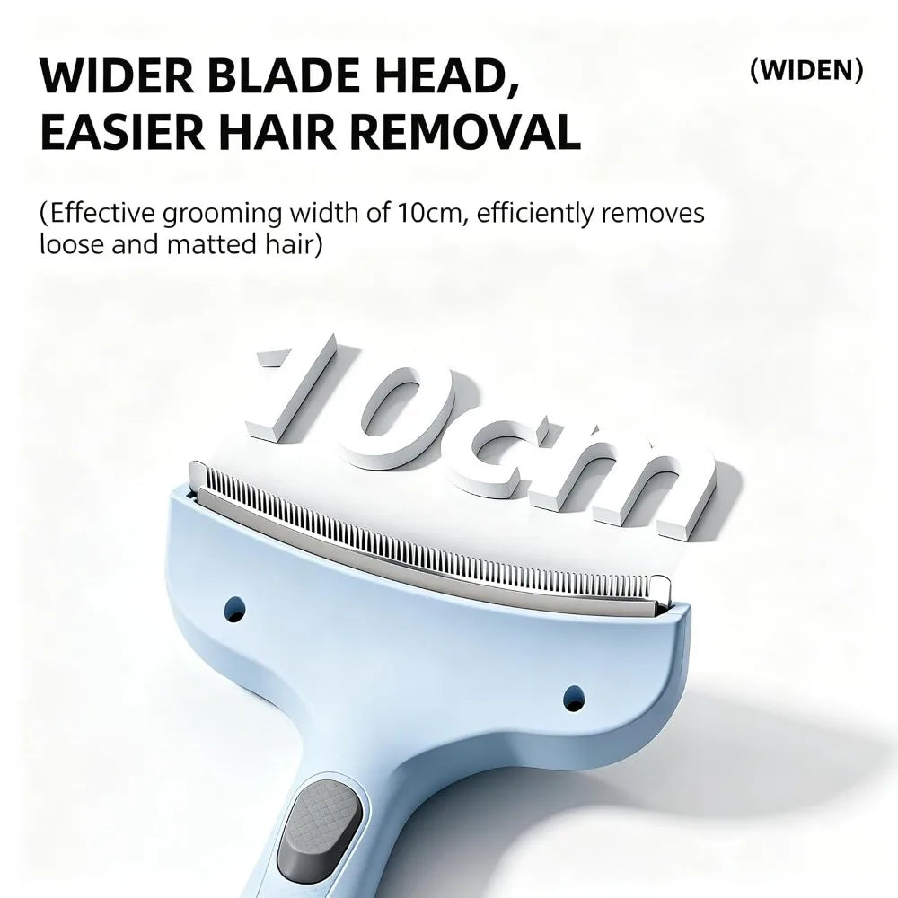 Professional Curved Deshedding Comb for Dogs Cats Grooming Tool