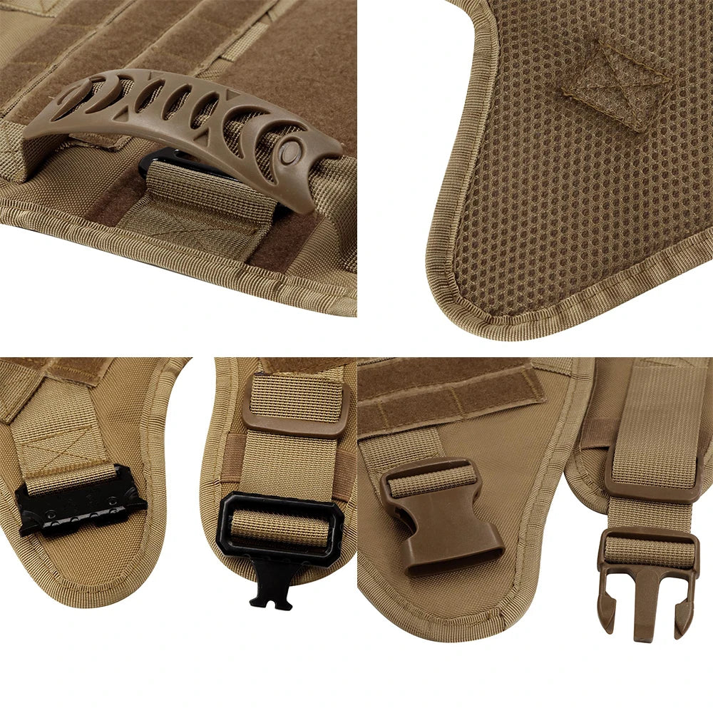 Large Dog Harness Leash Set Adjustable Training Walking Vest