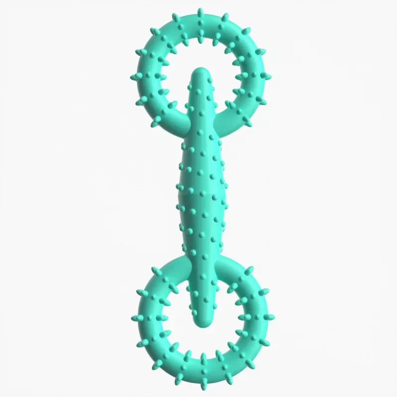 Durable Interactive Dog Pull Ring Chew Toy Teeth Cleaning