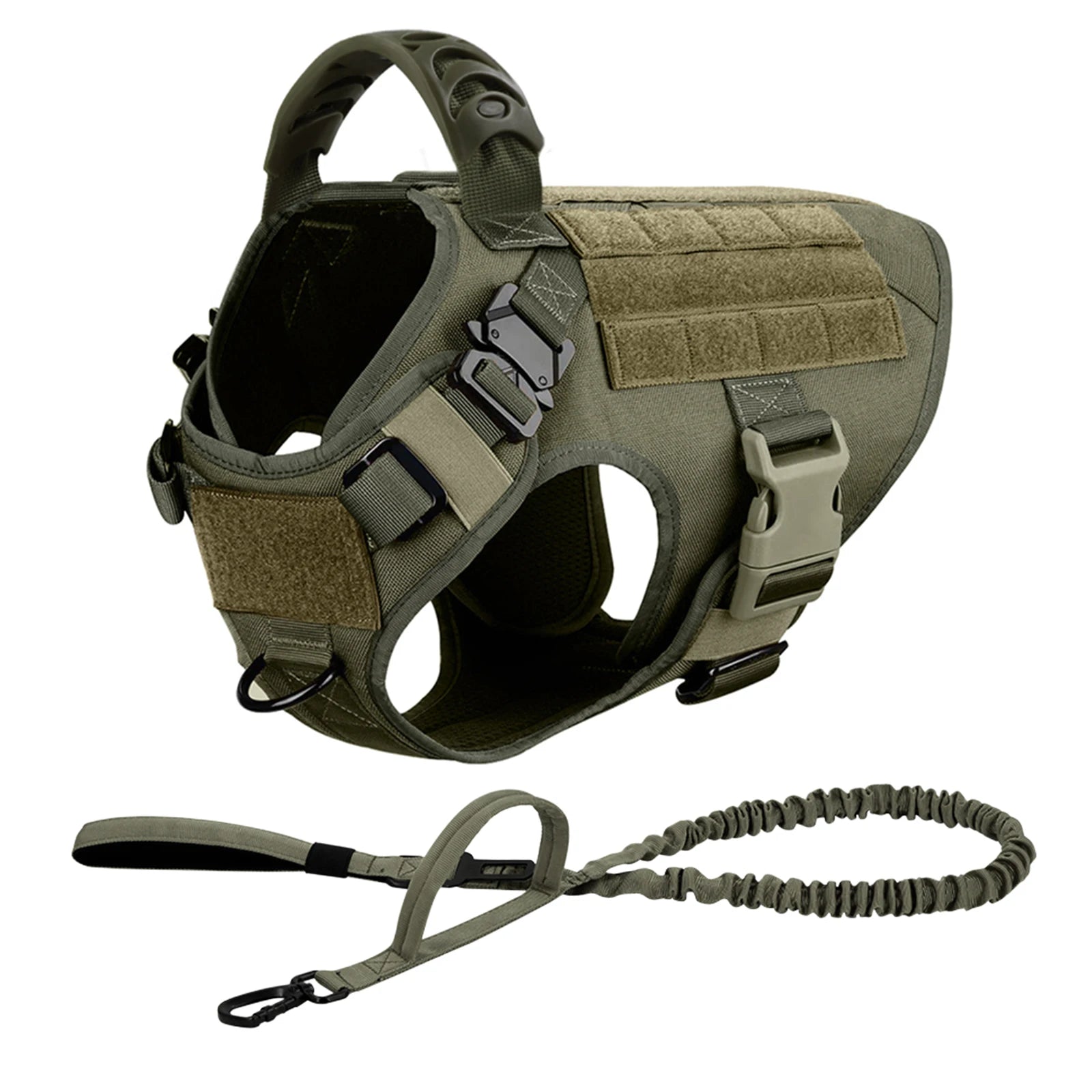 Large Dog Harness Leash Set Adjustable Training Walking Vest