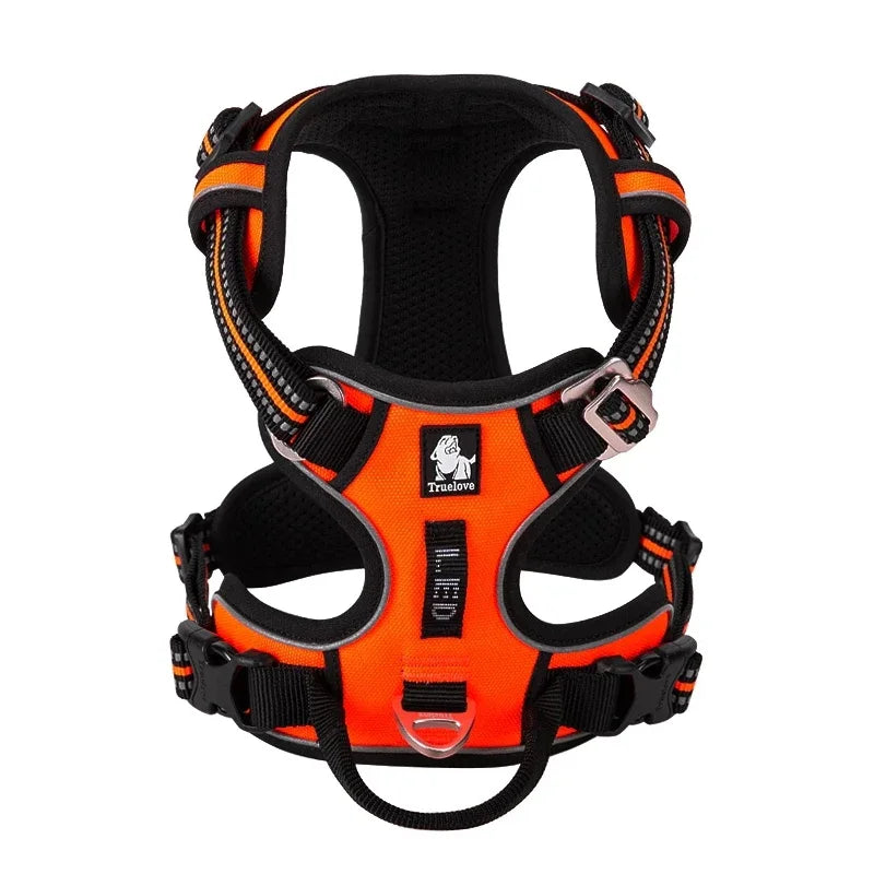 Reflective No Pull Adjustable Step-In Dog Harness