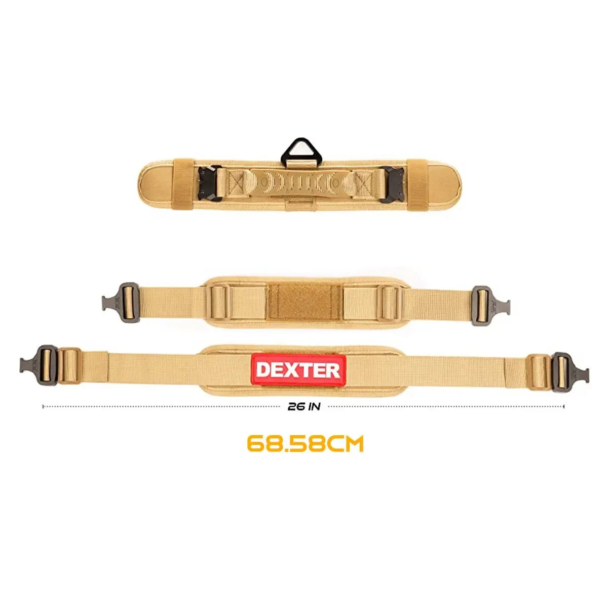 Reflective Adjustable Tactical Nylon Dog Collar Heavy Duty Training