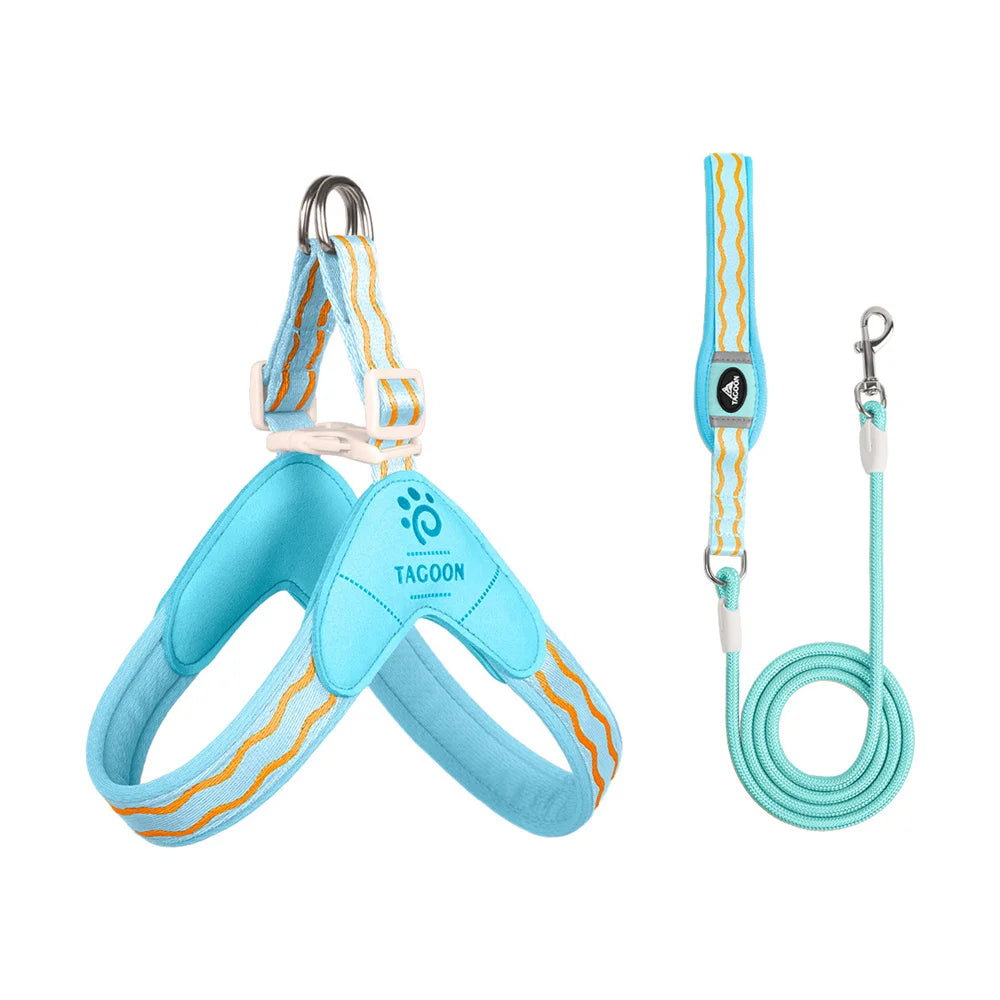 Breathable Mesh Pet Harness for Cats Small Dogs Puppies