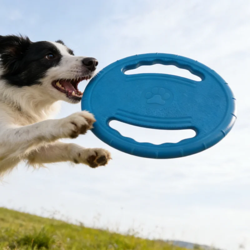 Flying Disc Dog Chew Toy Training Play