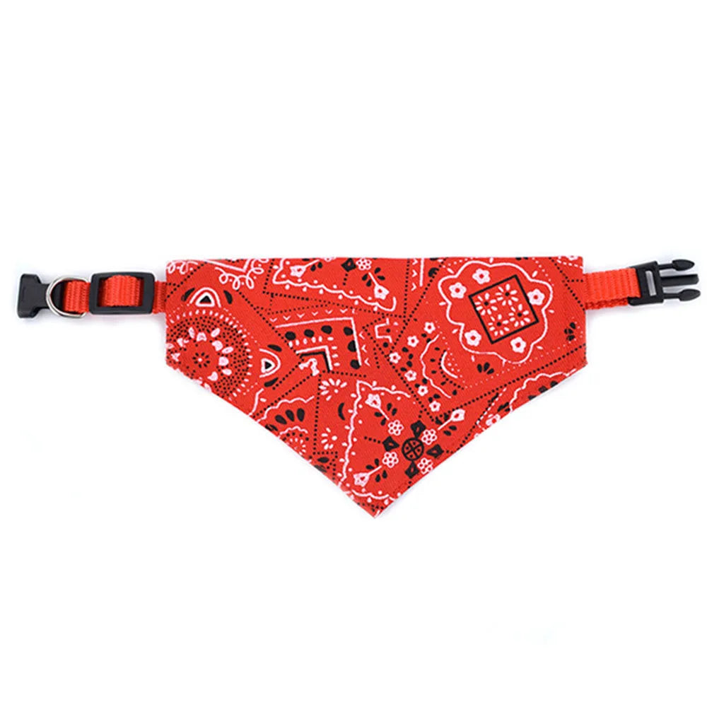 Adjustable Dog Bandana Collar Scarf for Dogs Cats Puppies
