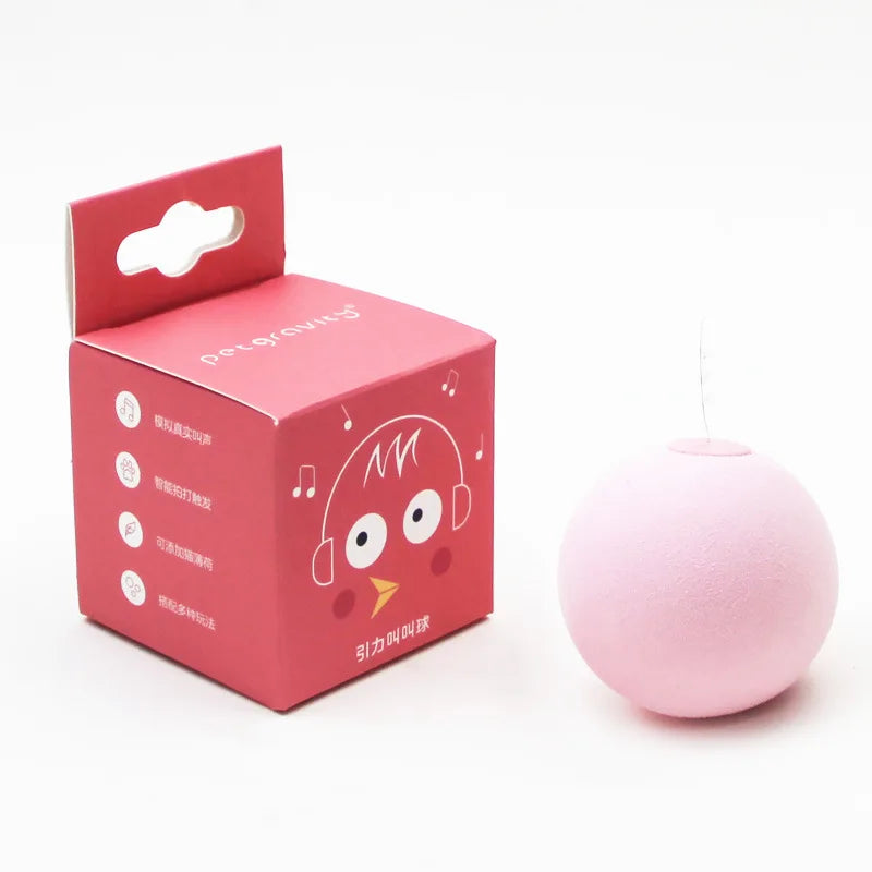 Smart Interactive Catnip Ball Toy with Sound for Cats