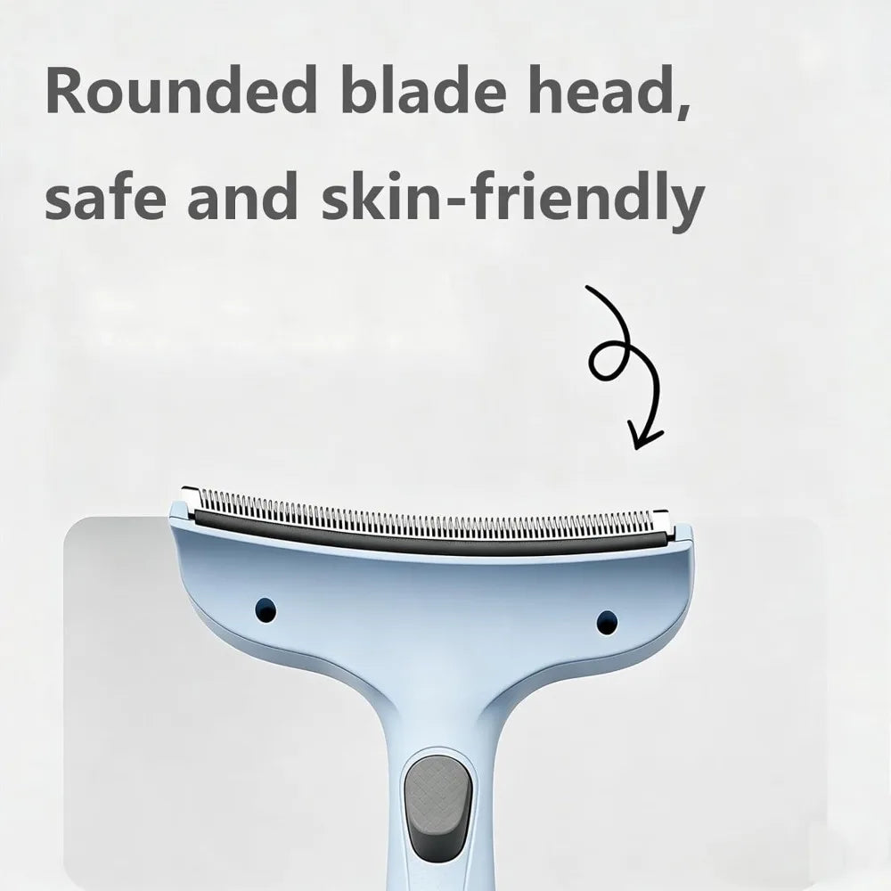Professional Curved Deshedding Comb for Dogs Cats Grooming Tool