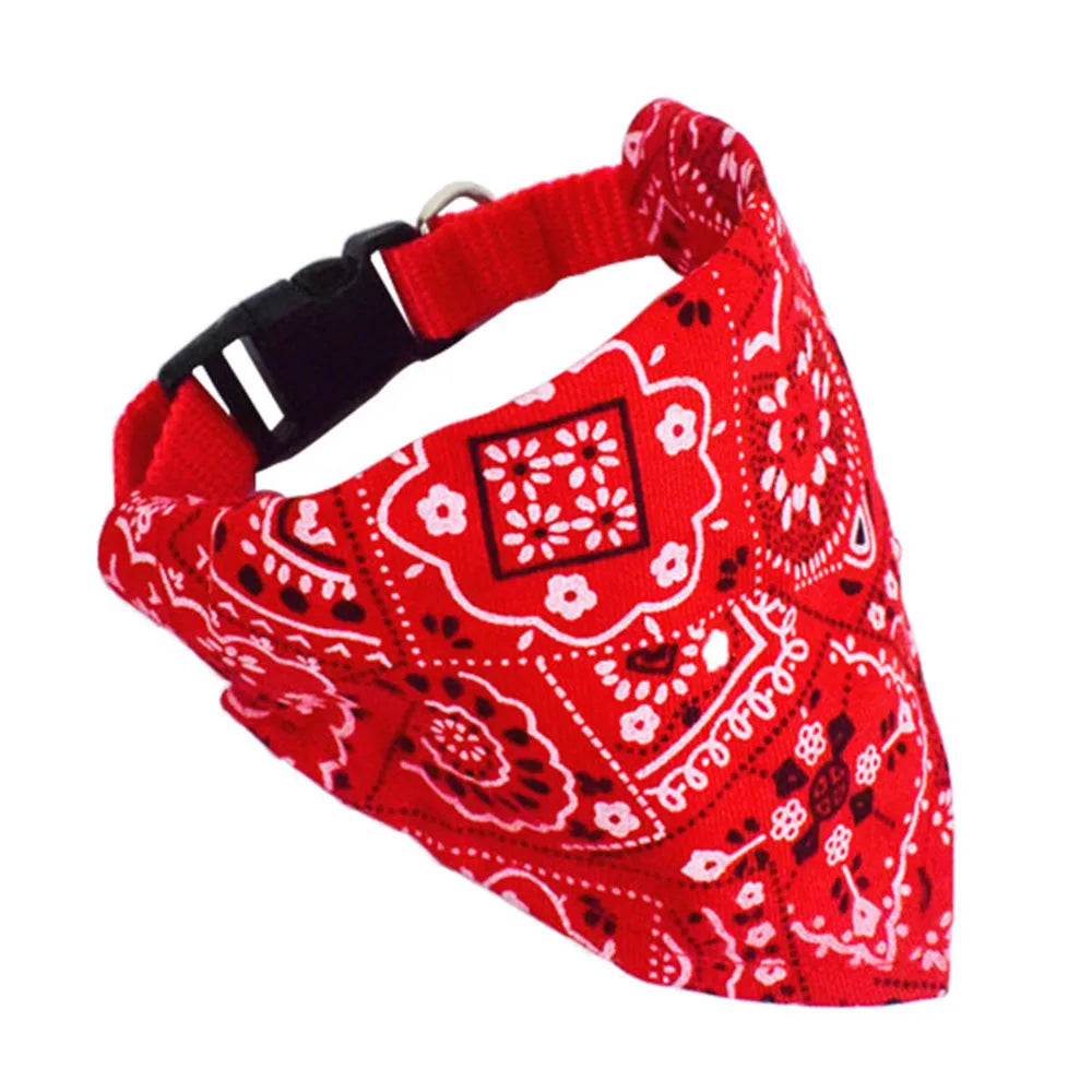 Adjustable Dog Bandana Collar Scarf for Dogs Cats Puppies