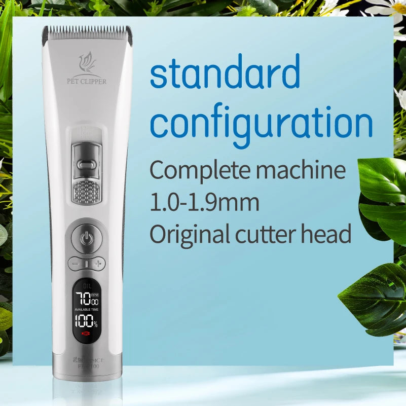 Fenice Cordless Rechargeable Pet Hair Clipper Grooming Trimmer Machine