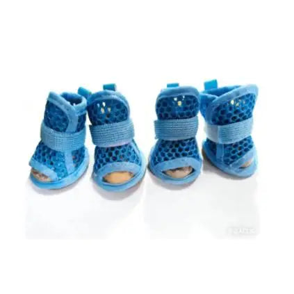 Mesh Cooling Dog Shoes with Non-Slip Pet Boots