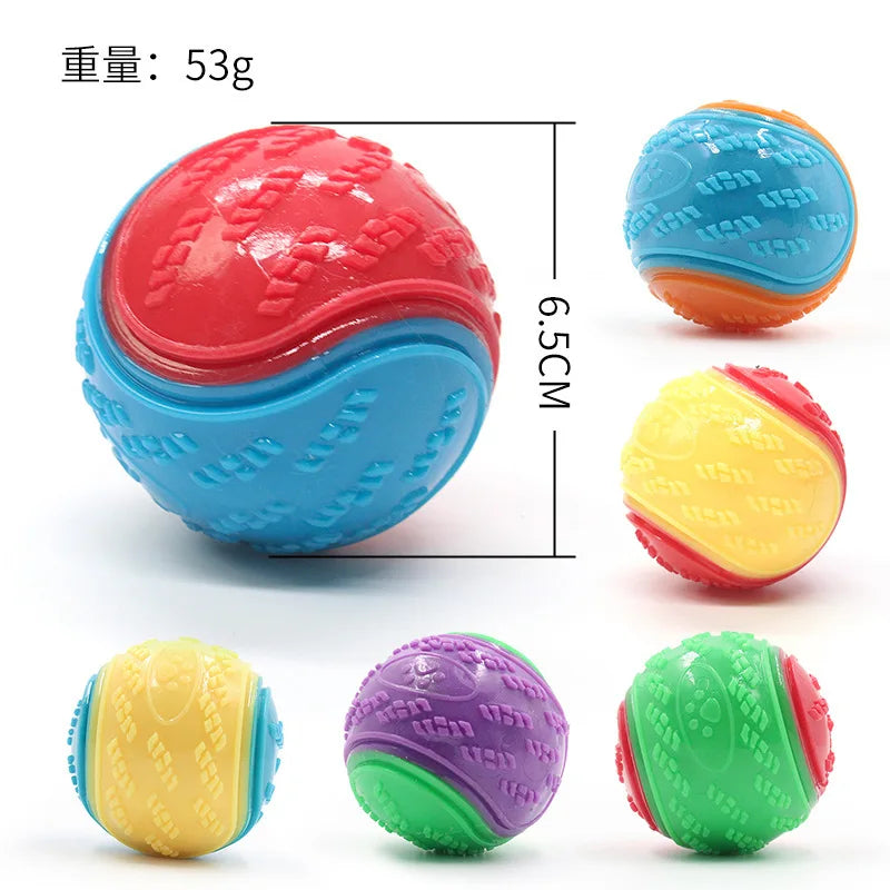 Durable TPR Sound Chew Ball Dog Training Toy