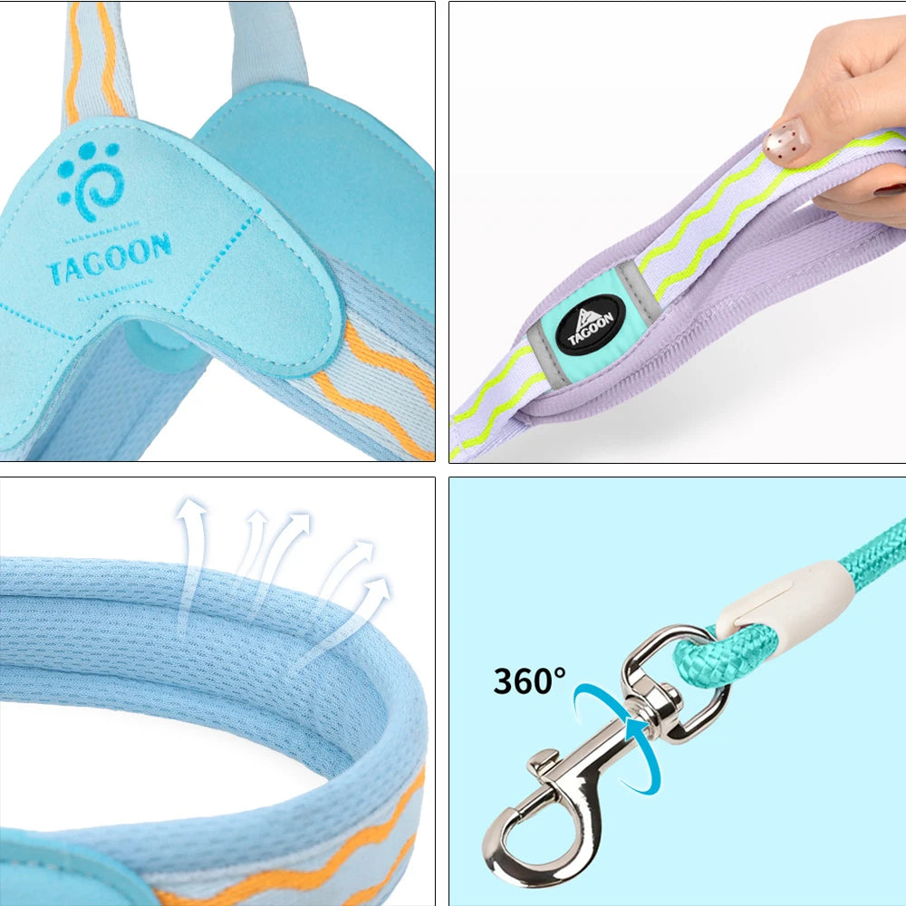 Breathable Mesh Pet Harness for Cats Small Dogs Puppies