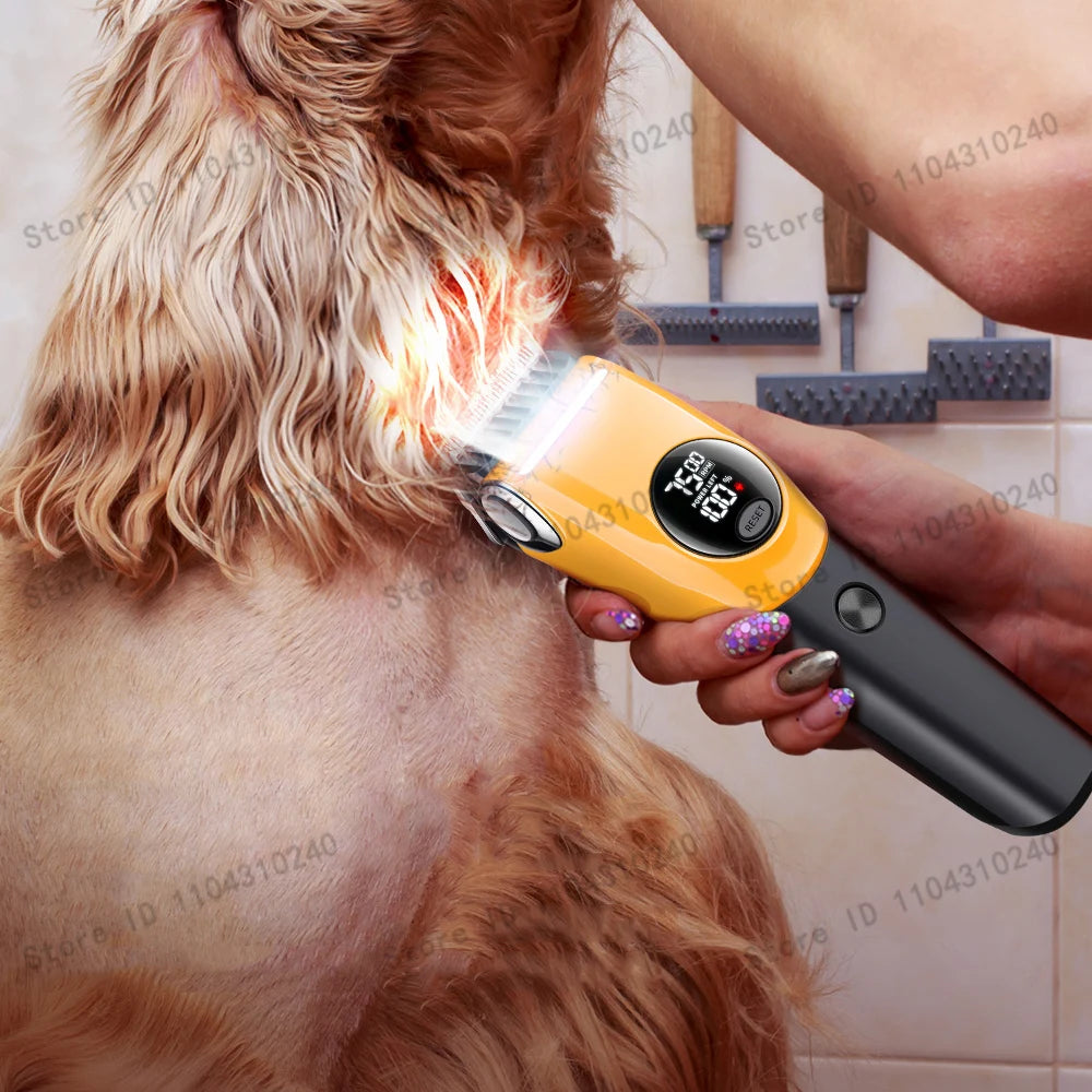 Rechargeable Low Noise Pet Hair Clipper Grooming Kit Professional