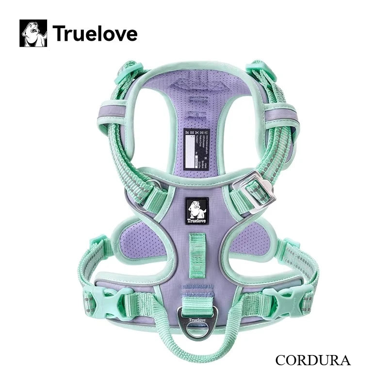 Reflective Breathable Anti Pull Adjustable Dog Harness Vest