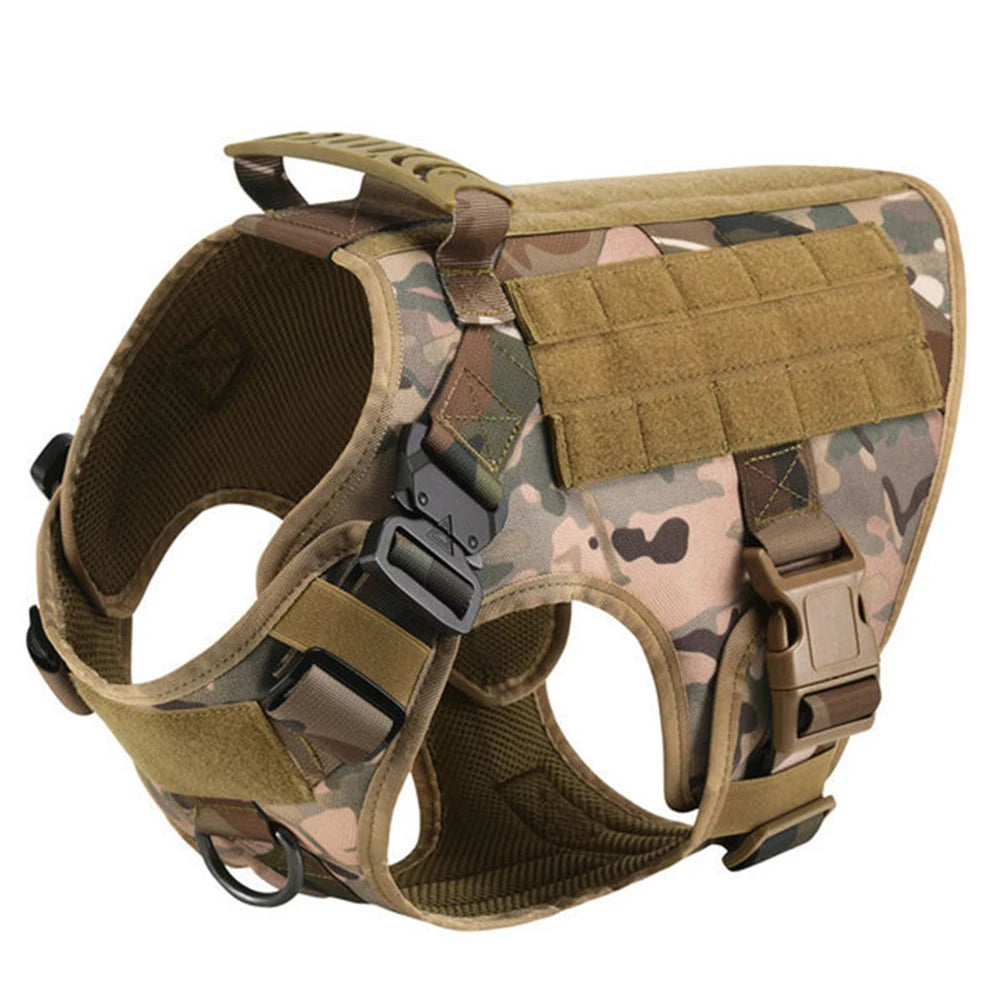 Large Dog Harness Leash Set Adjustable Training Walking Vest