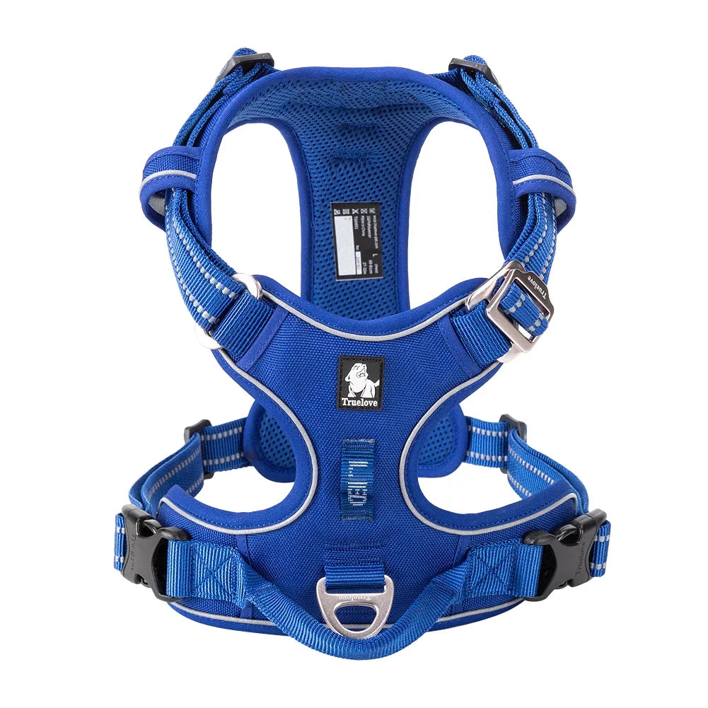 Reflective No Pull Adjustable Step-In Dog Harness