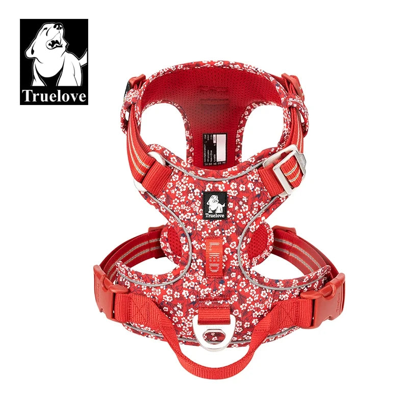 Reflective No Pull Adjustable Step-In Dog Harness