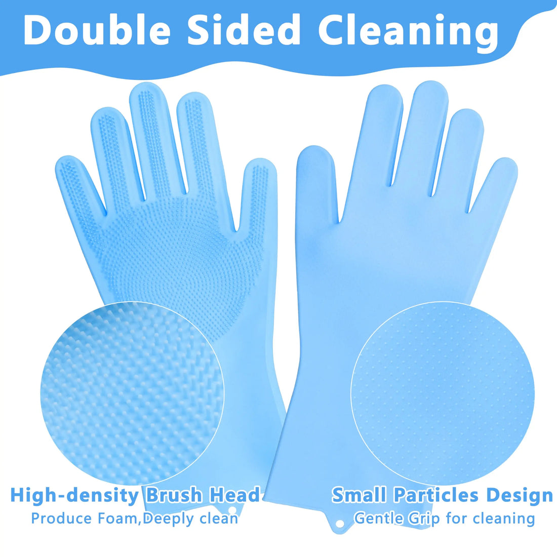 Silicone Pet Grooming Bath Glove for Dogs Cats Massage