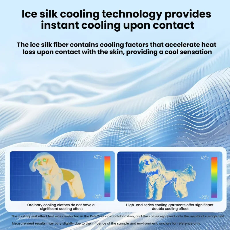 Summer Cooling Reflective Vest for Dogs Cats Quick Dry