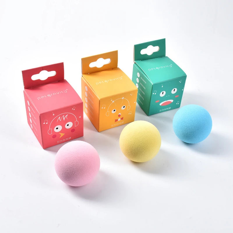 Smart Interactive Catnip Ball Toy with Sound for Cats