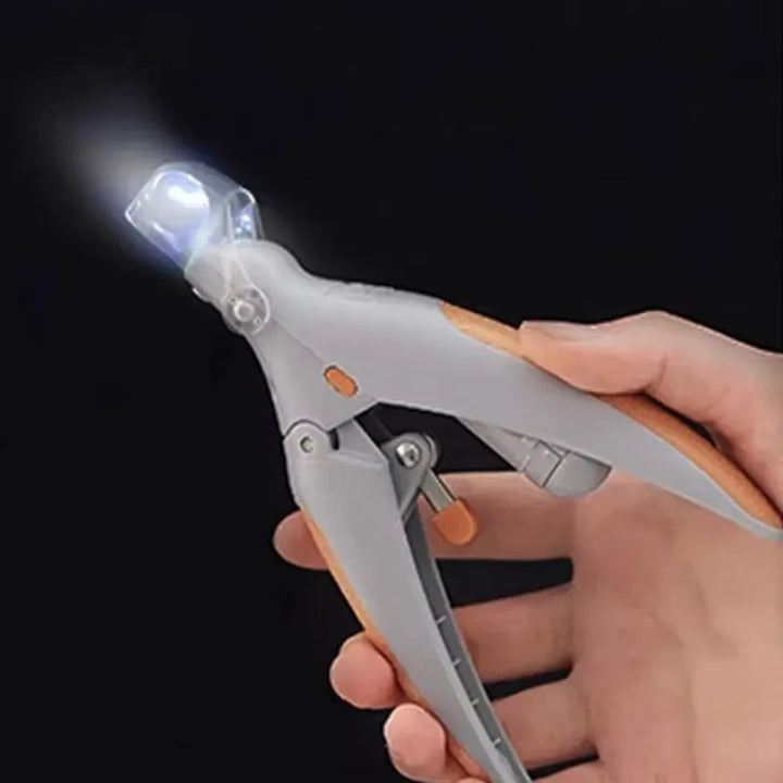 LED Pet Nail Clipper with Magnifier for Dogs Cats