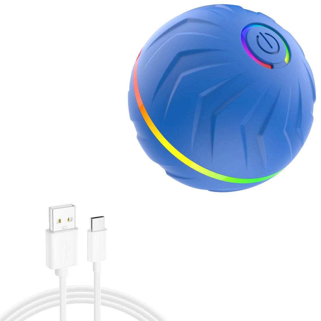 Smart Interactive Rolling Jumping Light Dog Toy Ball