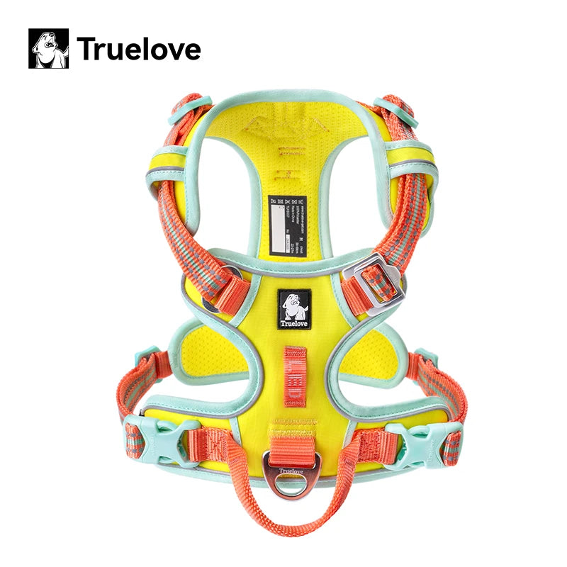 Reflective Breathable Anti Pull Adjustable Dog Harness Vest