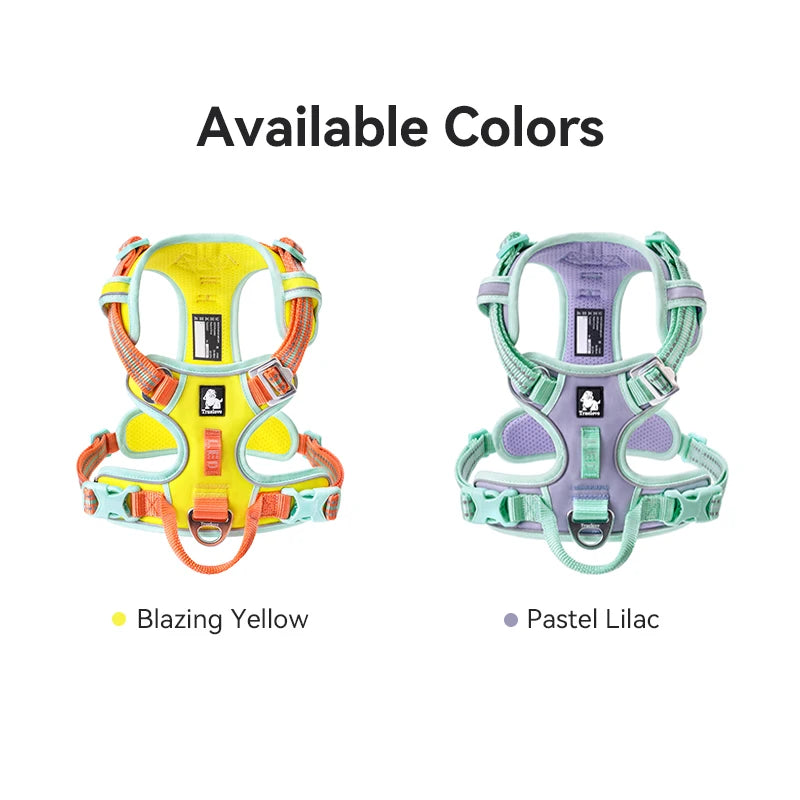 Reflective Breathable Anti Pull Adjustable Dog Harness Vest