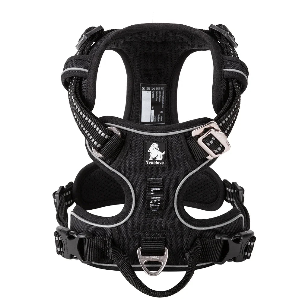 Reflective No Pull Adjustable Step-In Dog Harness