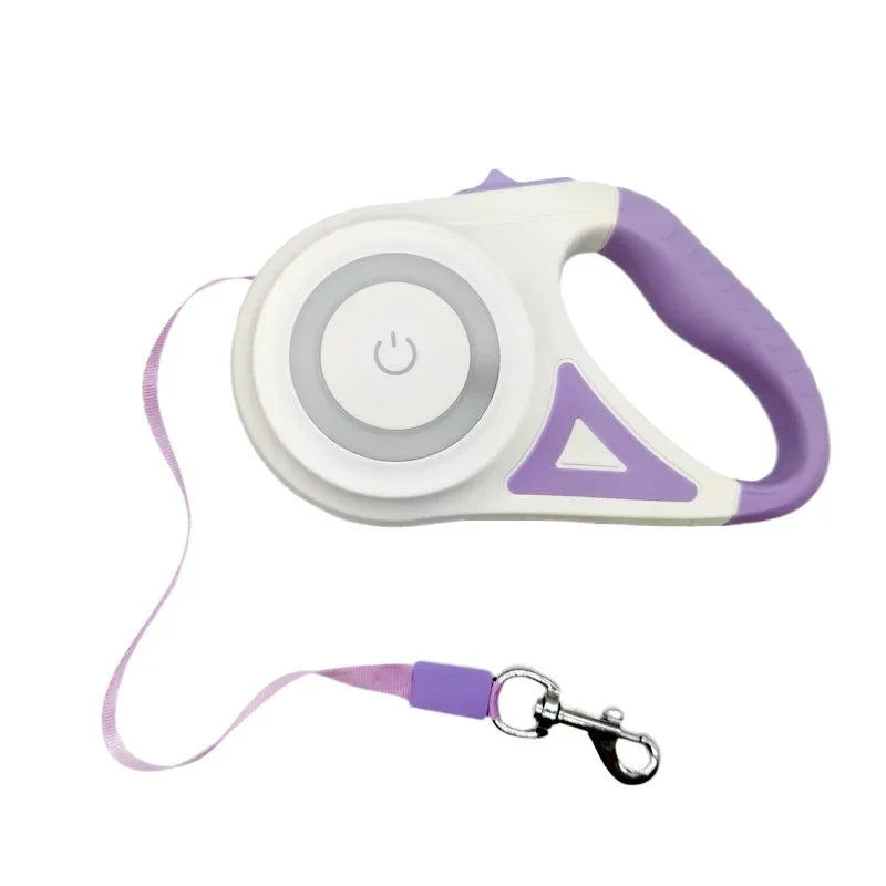 LED Retractable Dog Leash for Small Medium Dogs
