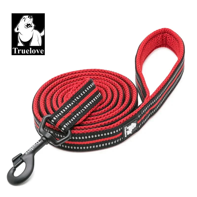 Truelove Reflective Padded Pet Leash for Dogs Cats