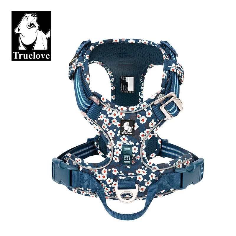 Reflective No Pull Adjustable Step-In Dog Harness