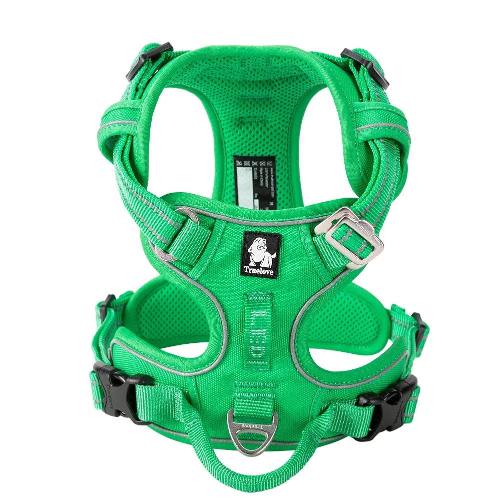 Reflective No Pull Adjustable Step-In Dog Harness