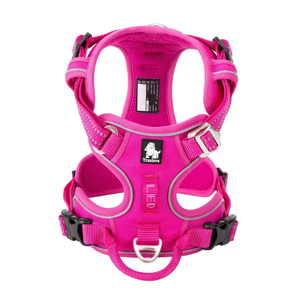 Reflective No Pull Adjustable Step-In Dog Harness