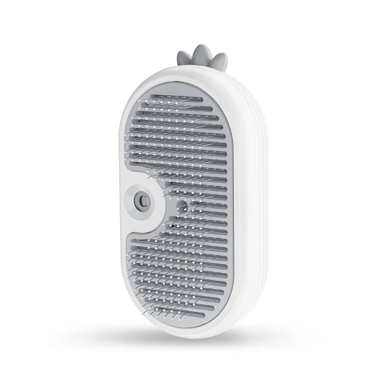 Electric Steam Pet Grooming Brush with Spray Massage
