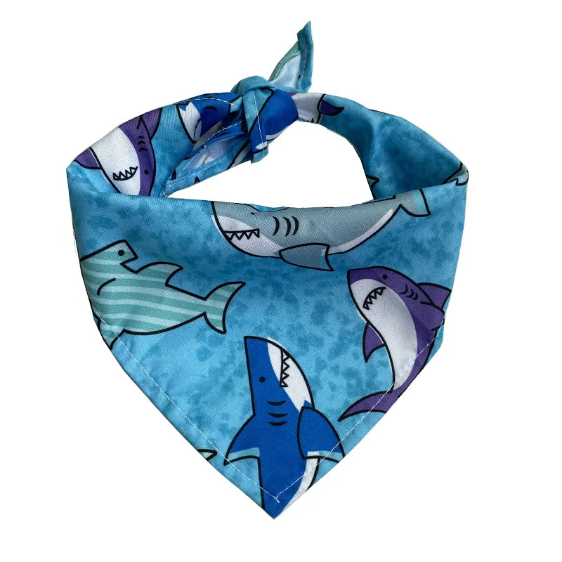 Cute Outdoor Dog Bandana Triangular Scarf for All Dogs