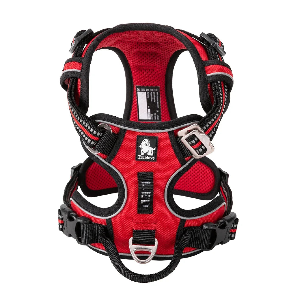 Reflective No Pull Adjustable Step-In Dog Harness