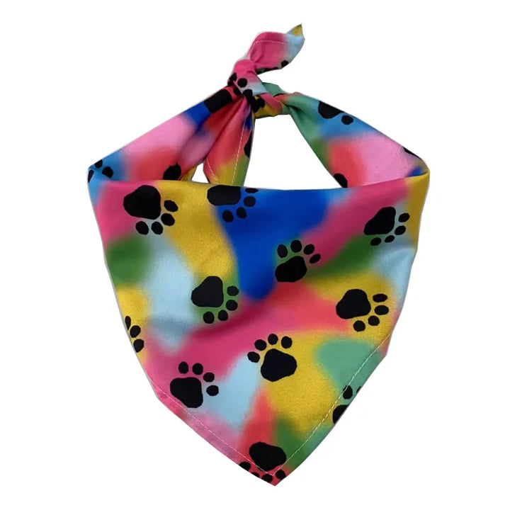 Cute Outdoor Dog Bandana Triangular Scarf for All Dogs