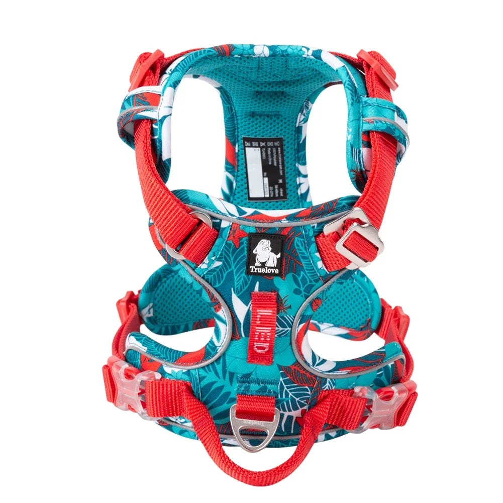 Reflective No Pull Adjustable Step-In Dog Harness